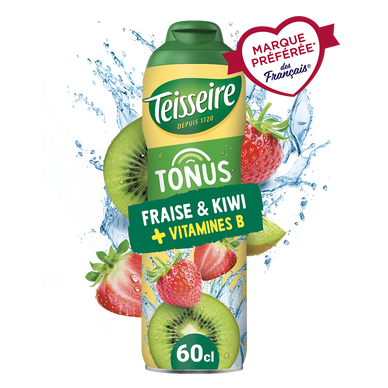 Sirop Tonus fraise/kiwi TEISSEIRE, bidon 60cl
