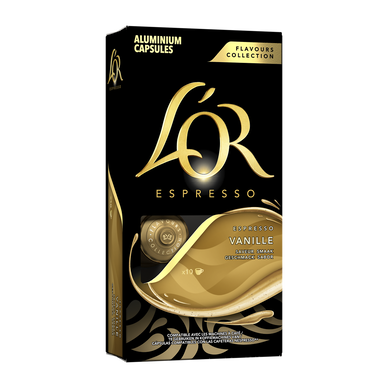 Café Capsules L'OR Espresso à la vanille - compatible NESPRESSO - x10