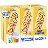 Boisson lactée Vanille CANDIA CANDY'UP - Briquettes 6x20cl