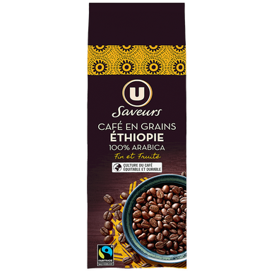 Café en grains Ethiopie 100% arabica - 500g
