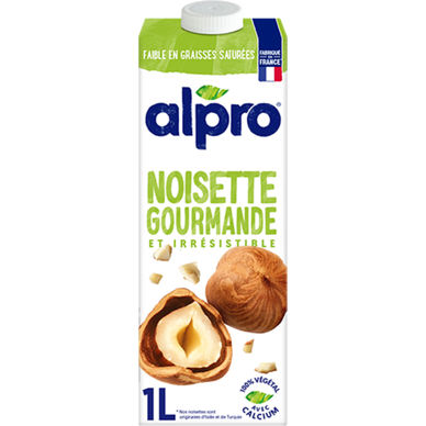 Boisson végétale noisette ALPRO -brique 1l