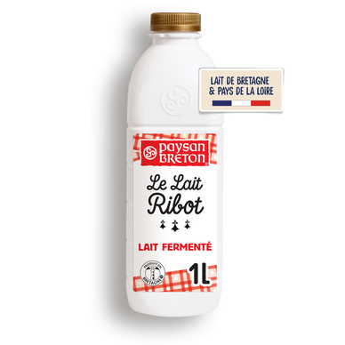 Lait fermenté Ribot PAYSAN BRETON - 1L