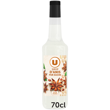 Sirop à l'anis  bouteille en verre de 70cl