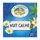 Infusion Nuit Calme La Tisanière 20 sachets