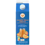 Nectar de fruits orange/pêche/abricot sans sucres ajoutés brique 2L