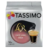 Café Capsules L'OR LONG DOUX - compatible TASSIMO - x16