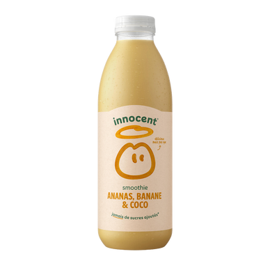 Smoothie ananas banane coco Sans sucres ajoutés - INNOCENT - 750ml