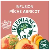 Infusion pêche abricot thym ELEPHANT - 20 sachets - 38g