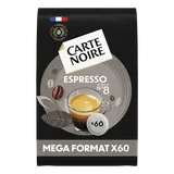 Café dosettes CARTE NOIRE EXPRESSO N°8 - x60