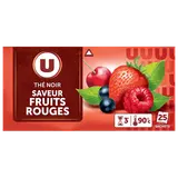 Thé noir saveur fruits rouges U - sachets x25 40g