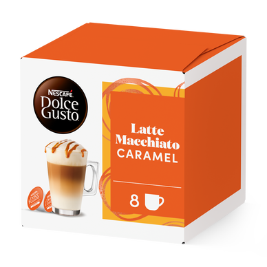 Café Capsules NESCAFE Latte Macchiato - compatible DOLCE GUSTO - x16
