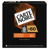 Café Capsules CARTE NOIRE LUNGO CLASSIQUE N°6 - compatible NESPRESSO -x60