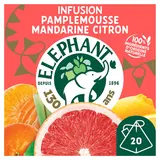 Infusion pamplemousse mandarine citron ELEPHANT - 20 sachets