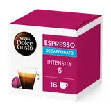 Café Capsules NESCAFE ESPRESSO DECAFFEINATO N°5 - compatible DOLCE GUSTO - x16