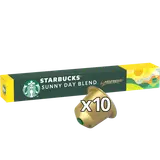 Café Capsules STARBUCKS SUNNY DAY BLEND LUNGO N°5 - compatible NESPRESSO - x10