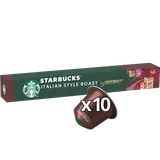 Café Capsules STARBUCKS ITALIAN STYLE ROAST - compatible NESPRESSO - x10
