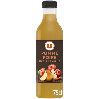 Nectar pomme poire saveur cannelle - 75cl