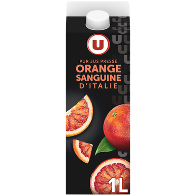 Pur jus pressé Orange sanguine d'Italie brique 1L