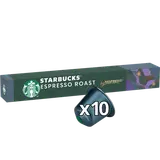 Café espresso roast intensité 11, capsules x10, STARBUCKS 55g