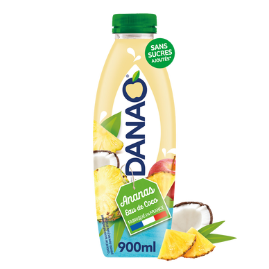 DANAO boisson aromatisée ananas coco 90cl