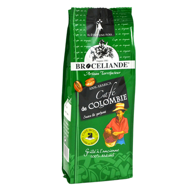 Café moulu BROCELIANDE 100% arabica Colombie - 250g