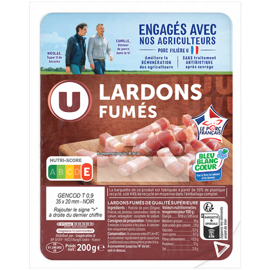 Lardons fumés - 200g