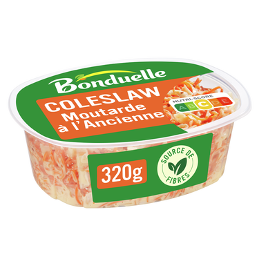Coleslaw à la moutarde à l'ancienne BONDUELLE, boite de 320g