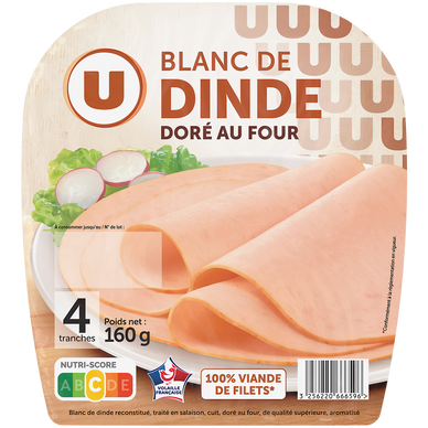 Blanc de Dinde - x4 tranches, 160g