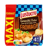 Gnocchi à poêler extra fromage LUSTUCRU, 500g Format Maxi