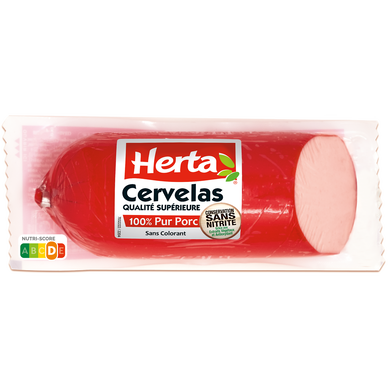 Cervelas Conservation Sans Nitrite HERTA 400g