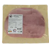 Jambon supérieur dégraissé découenné  6 tranches fines