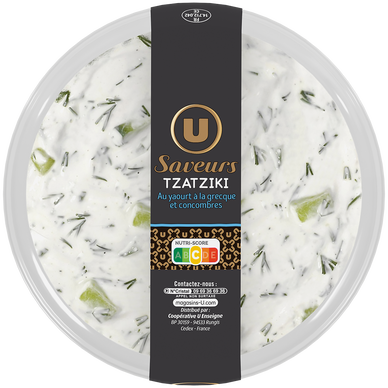 Tzatziki yaourt grec et concombre, 175g