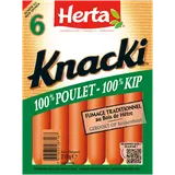 Saucisses Knacki Poulet HERTA x6 - 210g