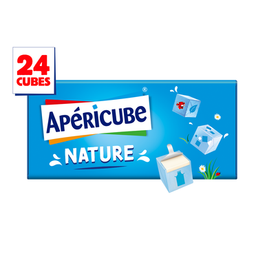 Fromage apéritif Nature APERICUBE - 24 cubes 125g