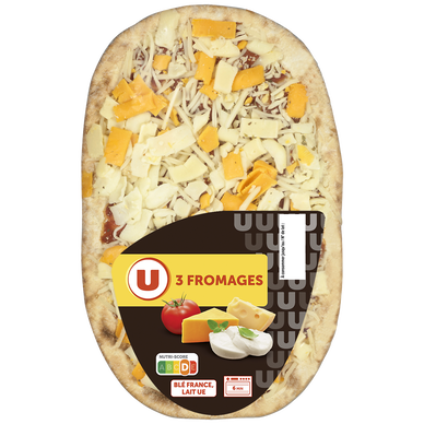 Pizza aux 3 fromages, 200g