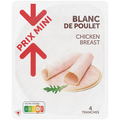 Blanc de Poulet - x4 tranches, 180g