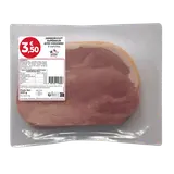 Jambon cuit supérieur avec couenne, VPF, 6 tranches