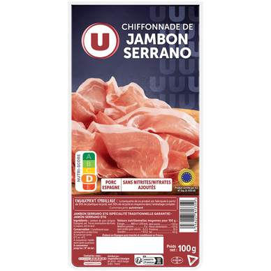 Chiffonnade de Jambon Serrano - 100g