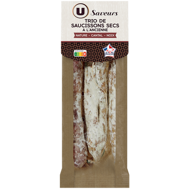 Trio de Saucisson Secs à l'ancienne - 3x115g