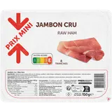 Jambon cru - x8 tranches, 150g