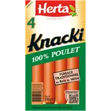 Saucisses Knacki Poulet HERTA x4 - 140g