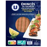 Emincés saumon Atlantique fumé au bois de hêtre à l'aneth et zestes decitron 100g