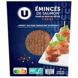 Emincés de saumon fumé Atlantique au bois de hêtre aux 5 baies 100g