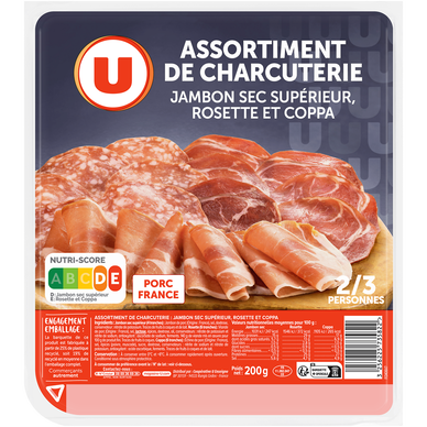 Assortiment de charcuterie U 200g