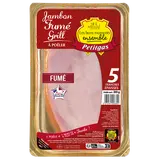 Jambon fumé grill Viande de porc Française PETITGAS, 5 tranches épaisses, 500g
