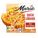 Quiche Lorraine lardons crème fraiche emmental MARIE 400g