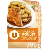 Plat cuisiné individuel Filet de poulet pomme de terre à la sarladaise300g