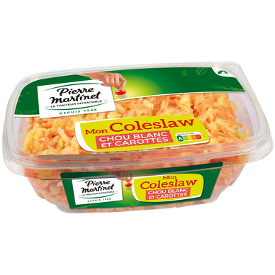 Coleslaw chou blanc & carottes PIERRE MARTINET 500g
