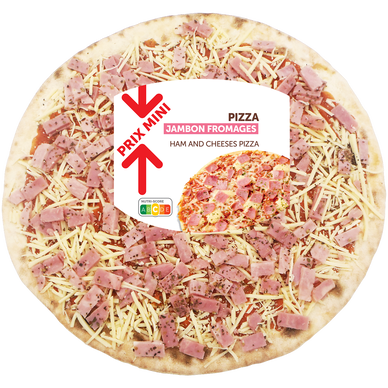 Pizza jambon fromages PRIX MINI - 450g