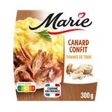 Plat cuisiné individuel Canard confit-écrasé de pomme de terre et crème aux cèpes MARIE, 300g